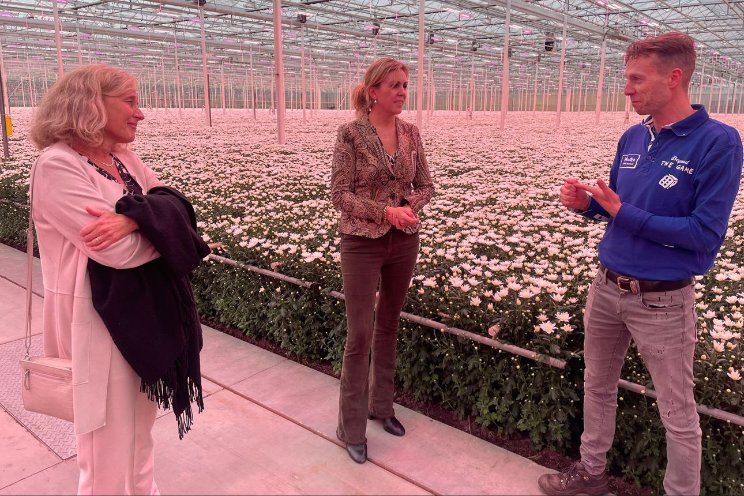 Staatssecretaris op bezoek bij Beyond Chrysant Staatssecretaris op bezoek bij Beyond Chrysant
